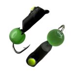 Мормышка Вольфрамовая Владимирская "Гвоздик крашеный + кошачий глаз" - 5 мм - 0,6 г - Арт.582