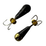 Мормышка Вольфрамовая Владимирская "Коза с желтым шаром+коронка" - 4 мм - 0.6 г - Арт.578