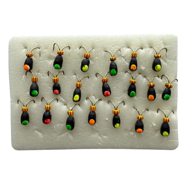 Мормышка Вольфрамовая Владимирская "Коза крашенная с точкой" - 3 мм - 0,4 г - Арт.583