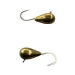 Мормышка Вольфрамовая Hayabusa Капля - С ушком - Золото