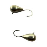 Мормышка Вольфрамовая Hayabusa Капля - С ушком - Серебро