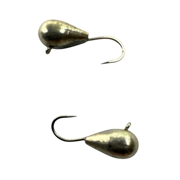 Мормишка Вольфрамова Hayabusa Крапля - З вушком - Срібло