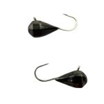 Мормышка Вольфрамовая Hayabusa Капля - Граненая - Чёрный никель