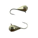 Мормышка Вольфрамовая Hayabusa Капля - Граненая - Серебро