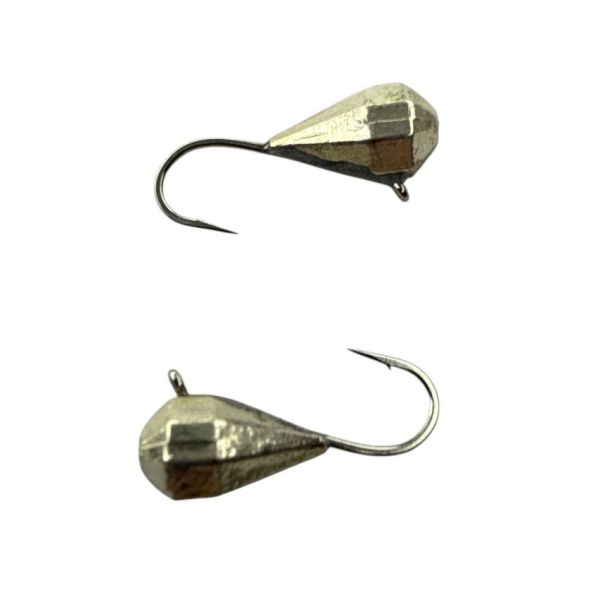 Мормишка Вольфрамова Hayabusa Крапля - Гранена - Срібло