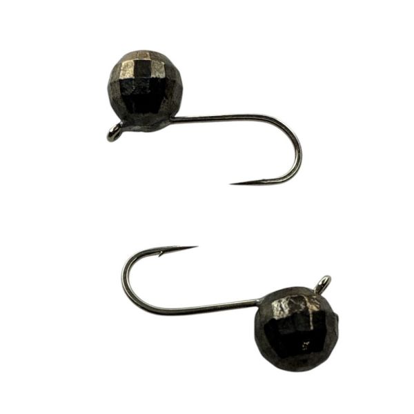 Мормышка Вольфрамовая Hayabusa Шар - Граненый - Чёрный никель