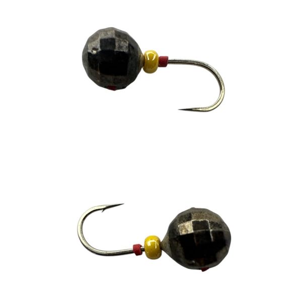 Мормишка Вольфрамова Hayabusa Куля - Гранена з кембриком - Чорний нікель