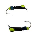 Мормышка Вольфрамовая "Латышка" Гвоздик - Кошачий глаз с кубиком голубой - 0,5 г - МК1049