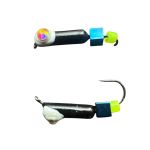 Мормышка Вольфрамовая "Латышка" Гвоздик - Кошачий глаз с кубиком хамелеон - 0,5 г - МК1028