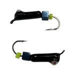 Мормышка Вольфрамовая "Латышка" Гвоздик - Кошачий глаз с кубиком хамелеон - 0,5 г - МК1052