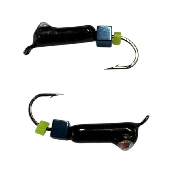 Мормишка Вольфрамова "Латишка" Гвоздик - Котяче око з кубиком хамелеон - 0,5 г - МК1052