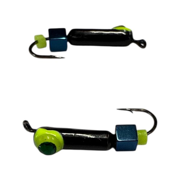 Мормишка Вольфрамова "Латишка" Гвоздик - Котяче око з кубиком хамелеон - 0,5 г - МК1072