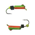 Мормышка Вольфрамовая "Латышка" Гвоздик - Кошачий глаз с кубиком голубой - 0,5 г - МК1113