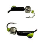 Мормышка Вольфрамовая "Латышка" Гвоздик - Кошачий глаз с кубиком серебро - 0,5 г - МК1070