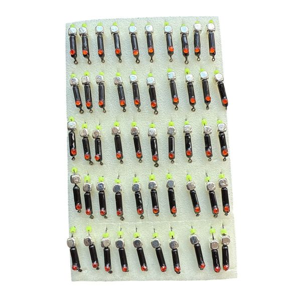 Мормышка Вольфрамовая "Латышка" Гвоздик - Кошачий глаз с кубиком серебро - 0,5 г - МК1104