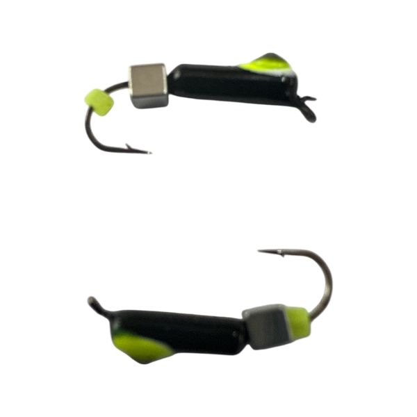 Мормишка Вольфрамова "Латишка" Гвоздик - Котяче око з кубиком срібло - 0,5 г - МК1111