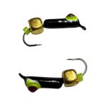 Мормышка Вольфрамовая "Латышка" Гвоздик - Кошачий глаз с кубиком золото - 0,5 г - МК1093