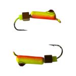 Мормышка Вольфрамовая "Латышка" Гвоздик - Кошачий глаз с кубиком золото - 0,5 г - МК1102