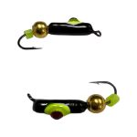 Мормышка Вольфрамовая "Латышка" Гвоздик - Кошачий глаз с шариком золото - 0,5 г - МК1068