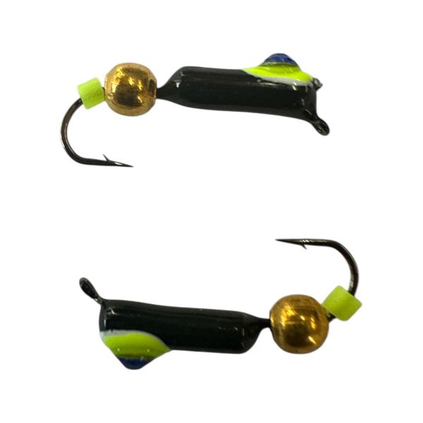 Мормишка Вольфрамова "Латишка" Гвоздик - Котяче око з кулькою золото - 0,5 г - МК1108