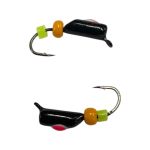 Мормышка Вольфрамовая "Латышка" Гвоздик - Мини с бисером - 0,3 г - МК1079