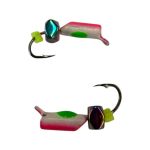 Мормышка Вольфрамовая "Латышка" Гвоздик - Мини с кубиком хамелеон - 0,3 г - МК1100