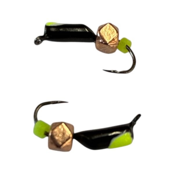 Мормишка Вольфрамова "Латишка" Гвоздик - Міні з кубиком мідь - МК1099