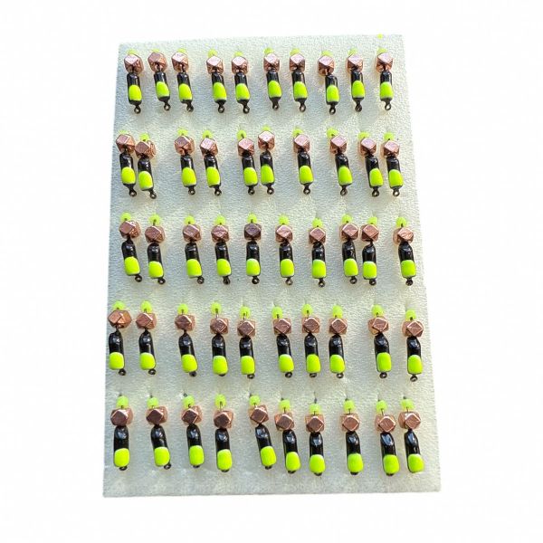 Мормишка Вольфрамова "Латишка" Гвоздик - Міні з кубиком мідь - МК1099