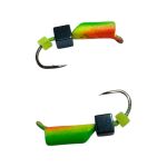 Мормышка Вольфрамовая "Латышка" Гвоздик - Мини с кубиком синий - 0,3 г - МК1084