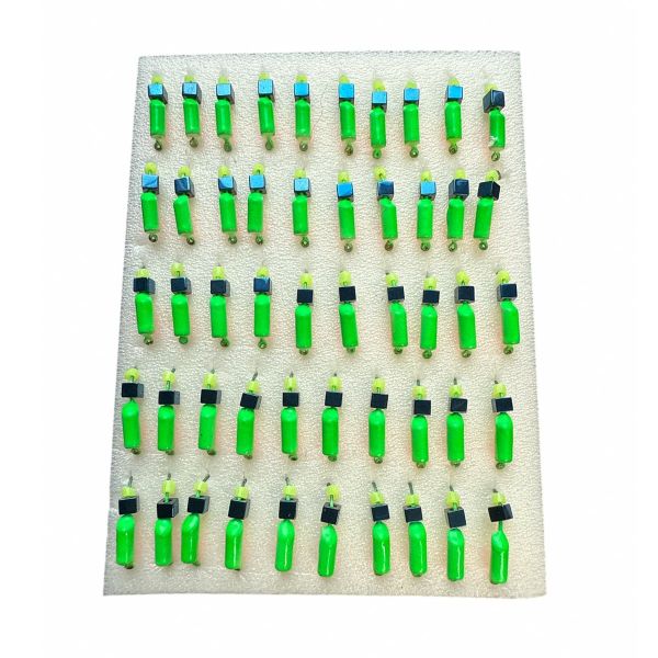 Мормышка Вольфрамовая "Латышка" Гвоздик - Мини с кубиком синий - 0,3 г - МК1084