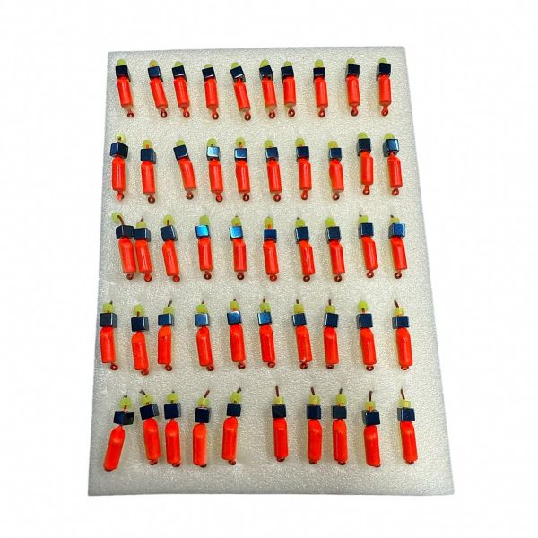 Мормишка Вольфрамова "Латишка" Гвоздик - Міні із кубиком синій - 0,3 г - МК1091