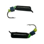 Мормышка Вольфрамовая "Латышка" Гвоздик - С кубиком голубой - 0,7 г - МК1054