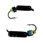 Мормышка Вольфрамовая "Латышка" Гвоздик - С кубиком голубой - 0,7 г - МК1119