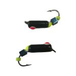 Мормышка Вольфрамовая "Латышка" Гвоздик - С кубиком голубой - 1,1 г - МК1139