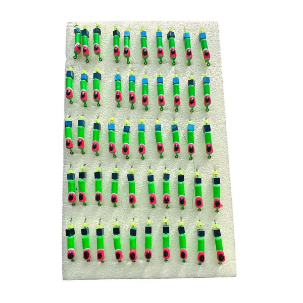 Мормишка Вольфрамова "Латишка" Гвоздик - З кубиком блакитний - 0,5 г - МК1148