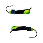 Мормышка Вольфрамовая "Латышка" Гвоздик - С кубиком голубой - 0,5 г - МК1149