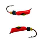 Мормышка Вольфрамовая "Латышка" Гвоздик - С кубиком голубой - 0,5 г - МК1151