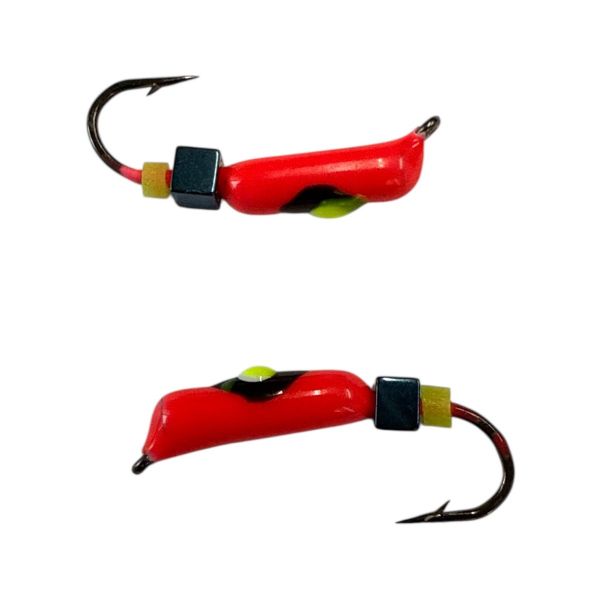 Мормишка Вольфрамова "Латишка" Гвоздик - З кубиком блакитний - 0,5 г - МК1151