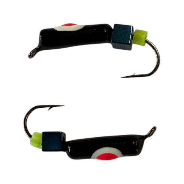 Мормишка Вольфрамова "Латишка" Гвоздик - З кубиком блакитний - 0,5 г - МК1164