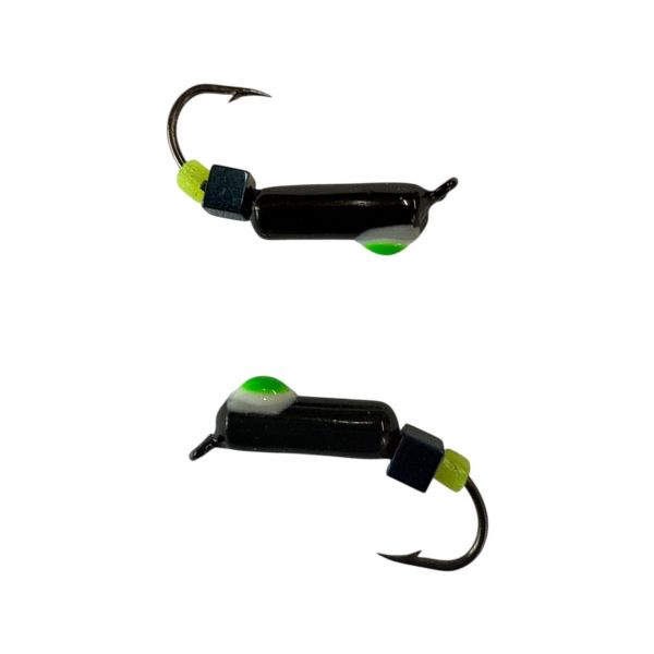 Мормишка Вольфрамова "Латишка" Гвоздик - З кубиком блакитний - 0,8 г - МК1167