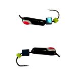 Мормышка Вольфрамовая "Латышка" Гвоздик - С кубиком голубой - МК1192