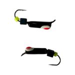 Мормышка Вольфрамовая "Латышка" Гвоздик - С кубиком голубой - МК1195