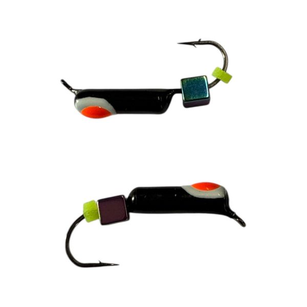 Мормышка Вольфрамовая "Латышка" Гвоздик - С кубиком хамелеон - 0,5 г - МК1129