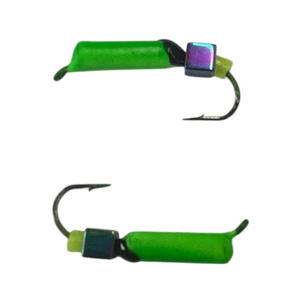 Мормишка Вольфрамова "Латишка" Гвоздик - З кубиком хамелеон - 0,5 г - МК1141