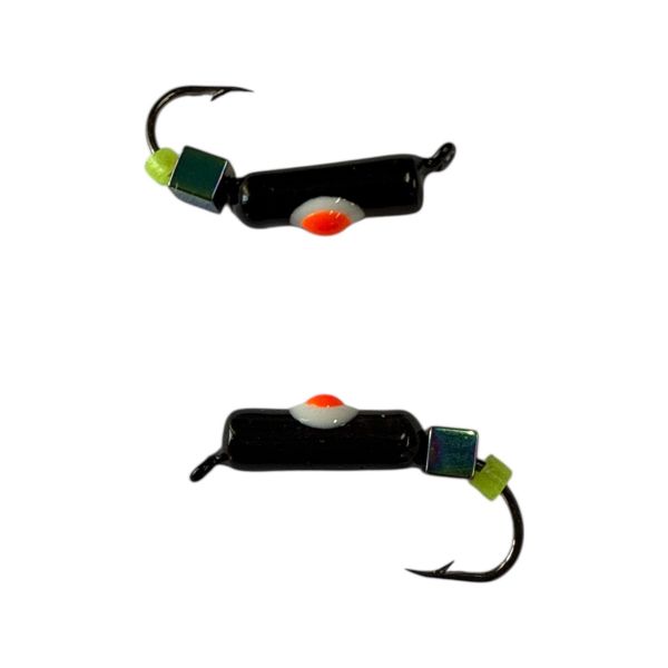 Мормышка Вольфрамовая "Латышка" Гвоздик - С кубиком хамелеон - 0,7 г - МК1170