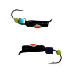 Мормышка Вольфрамовая "Латышка" Гвоздик - С кубиком хамелеон - МК1185