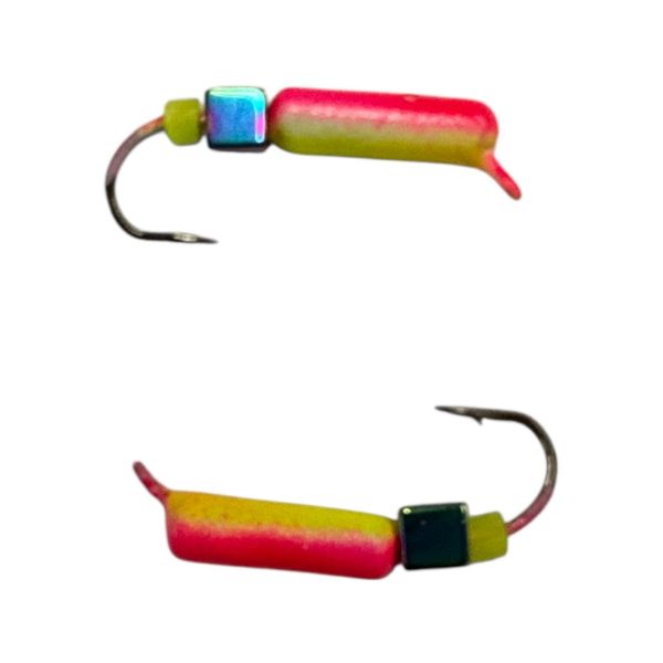 Мормишка Вольфрамова "Латишка" Гвоздик - З кубиком хамелеон - МК1187