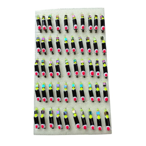 Мормишка Вольфрамова "Латишка" Гвоздик - З кубиком хамелеон - МК1198