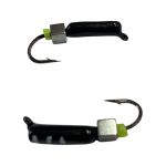 Мормышка Вольфрамовая "Латышка" Гвоздик - С кубиком серебро - 0,5 г - МК1081