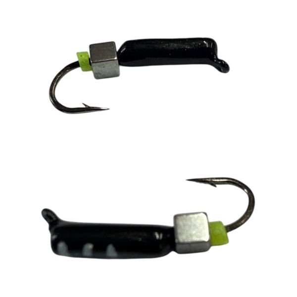 Мормишка Вольфрамова "Латишка" Гвоздик - З кубиком срібло - 0,5 г - МК1081